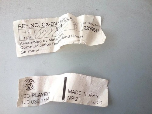 VW GOLF IV 1J1 CD-Wechsler 2096041 1.90 Diesel 85kw 2001 20372616