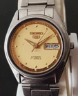vintage Seiko 5 6309-6240  Automatic men 17 Jewels Vintage Watch Made In Japan