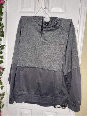 Layer 8 Hoodie Sweatshirt Mens Large Ebony Heather Summit PO Fleece Hoodie New