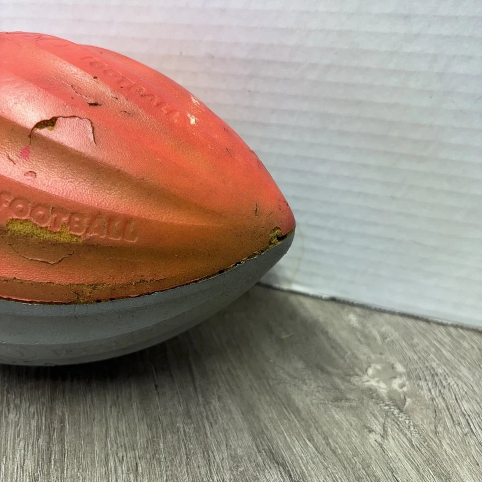 Vintage NERF TURBO Football, Silver & Red, 1989 Parker Brothers - Image 3 of 4