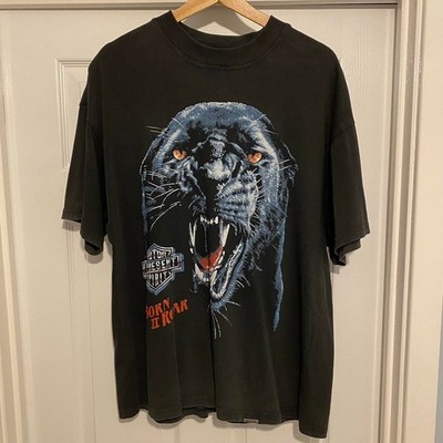 Represent Born to Roar Black Panther Graphic Unisex T-Shirt S-5XL