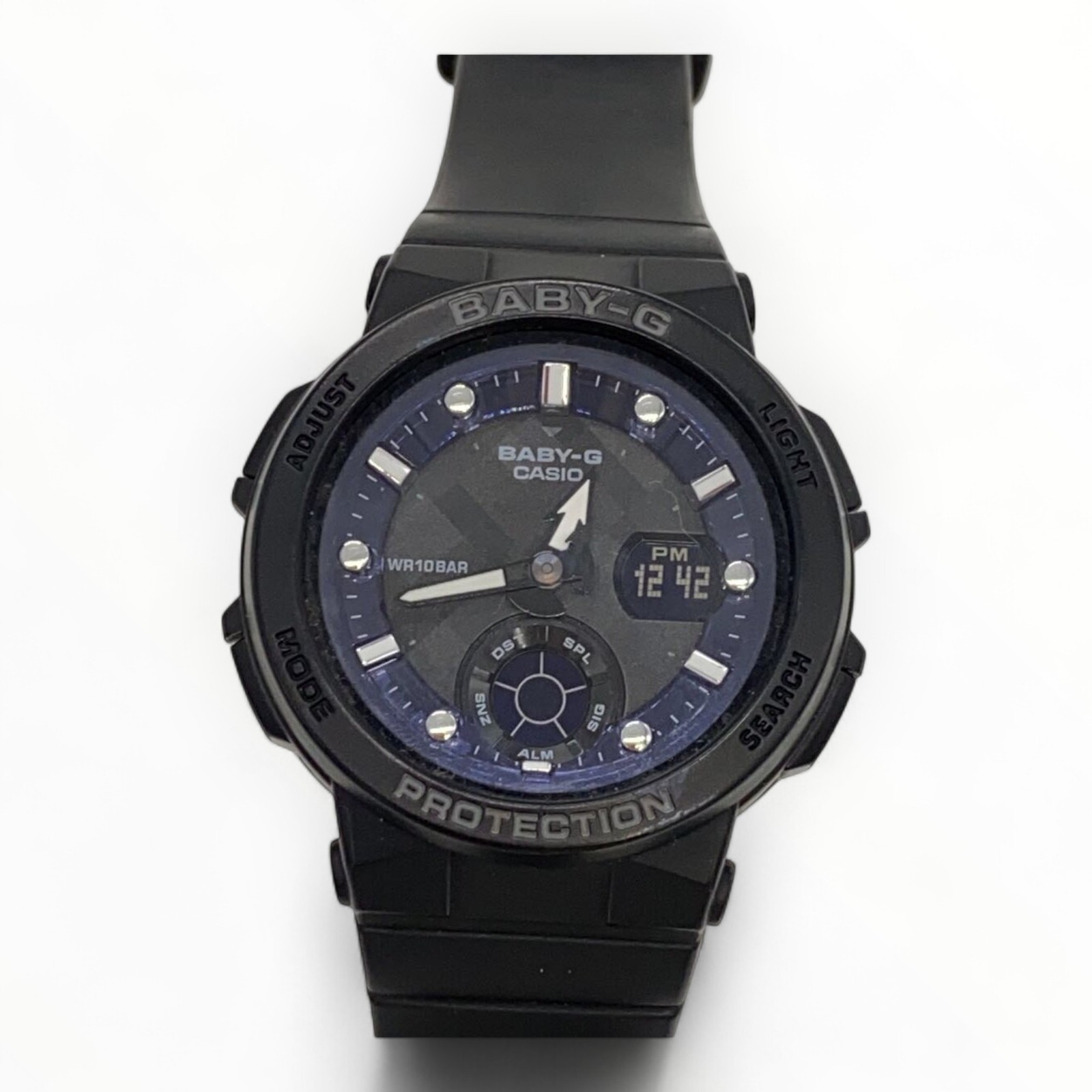 CASIO Ana-Digi Black Quartz Watch for Men BGA-250 1.77
