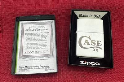 NOS Case XX White 2023 Zippo Lighter Un-fired