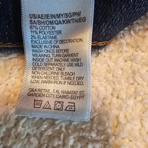 Jeans uomo Aeropostale super skinny taglia 40 x 30 denim elasticizzato 5 tasche - Foto 13 di 13