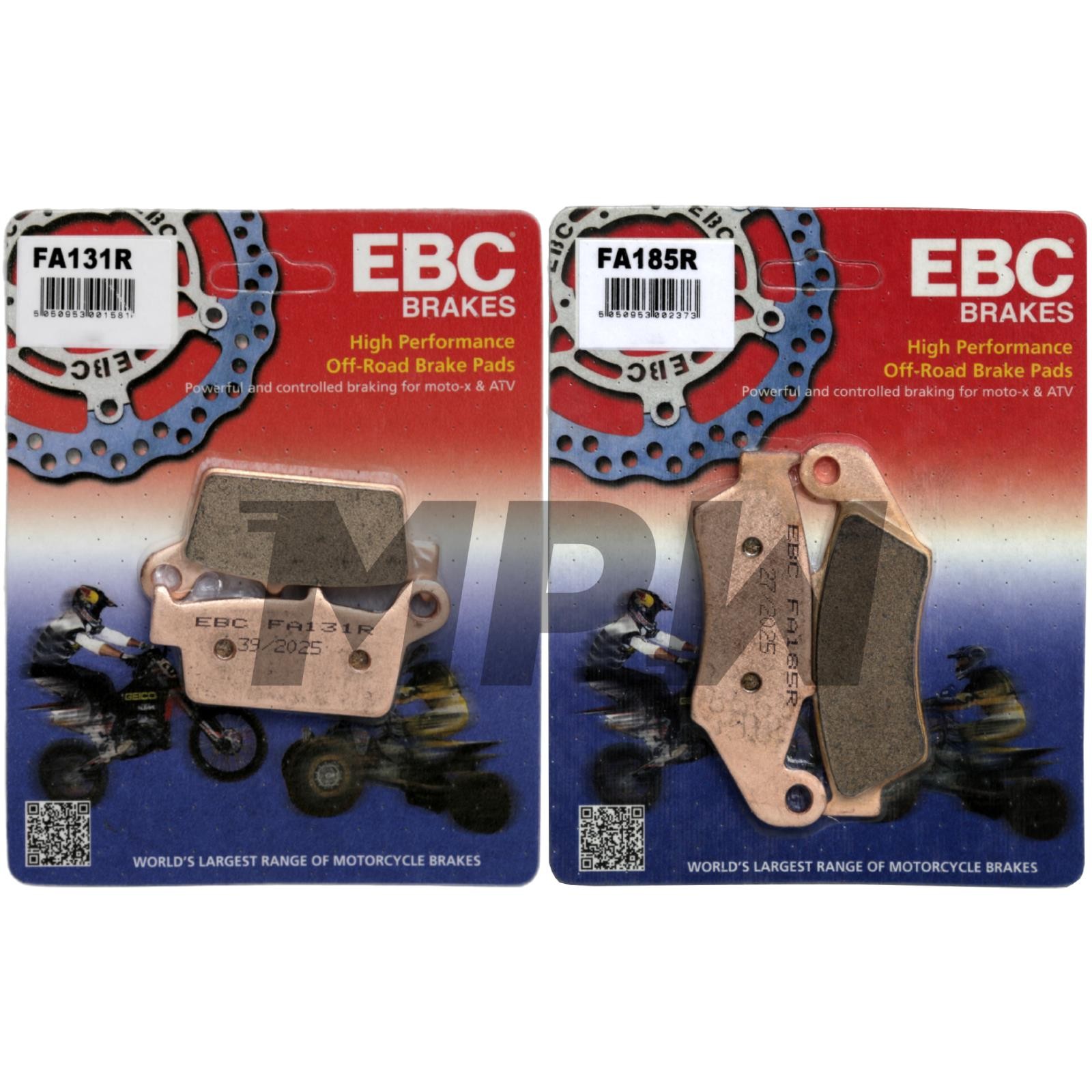 Honda-HM ITALY CRE 125 1995-2001 R Series HD Sintered Brake Pads Front & Rear