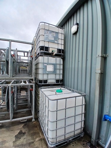 1000L IBC Tank Container Storage Steel Cage Used – Multiple Available ...