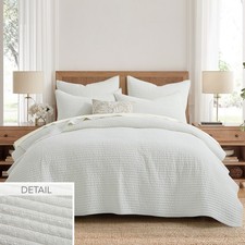 Eyelet Cream King/Cal King Quilt Set - Levtex Home