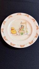Early Royal Doulton Bunnykins Childs Plate Marks for 1937 to 1953 6 1/2"