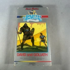 Hanna-Barbera David & Goliath VHS 1986 Animated Bible Stories