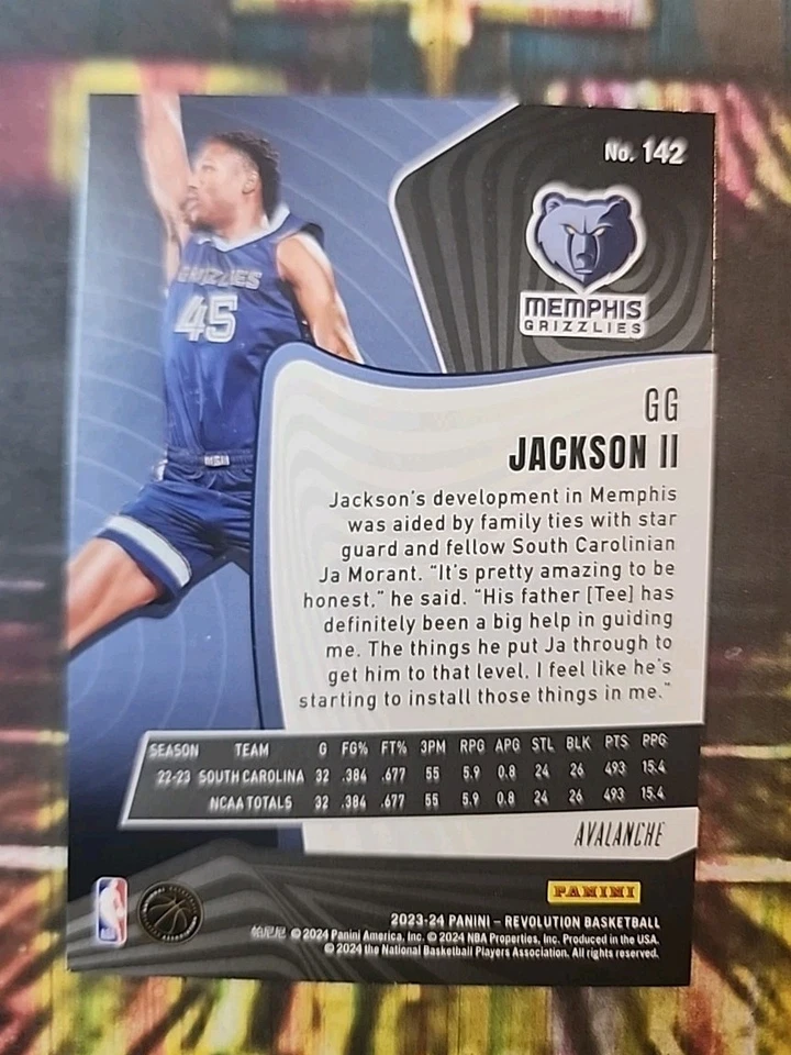 2023-24 Panini Revolution - GG Jackson RC #142/Dereck Lively II Winter RC #120 - Image 2 of 4