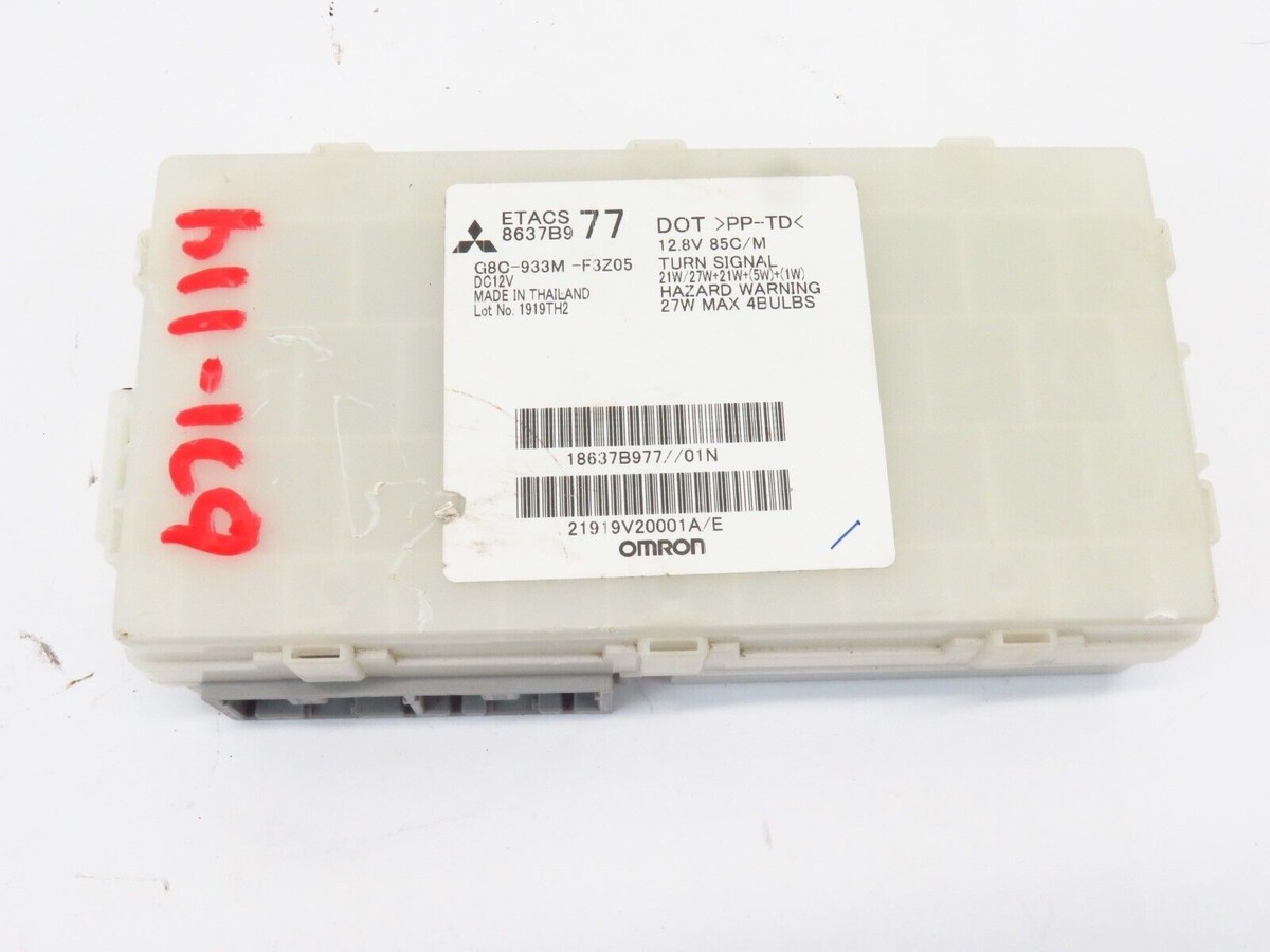 2017-2019 Mitsubishi Mirage G4 Anti-Theft Module 8637B977 Control