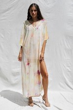 Jen’s Pirate Booty Daze Kaftan S Ice Dye Sorbet Maxi Free People NWT $260