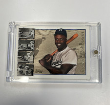 Topps 1997 Jackie Robinson #42 Brooklyn Dodgers MLB Baseball Card Base Set