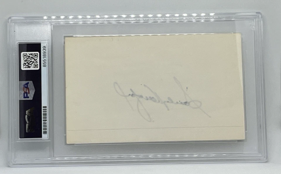 Sandy Koufax Signed Index Card – PSA/DNA GEM MT 10 Auto – Dodgers, Hall of Fame - Image 4 of 4