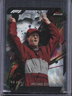 2024 Topps Finest Formula 1 #98 Michael Schumacher Refractors Die Cut #/99