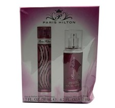 Paris Hilton Pefume 2 pc Gift set for Women-1.7 oz EDP SP 4.2 oz Body Mist