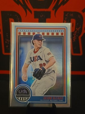 2025 Panini Stars And Stripes #89 Jason DeCaro- Silver Holo Foil- North Carolina