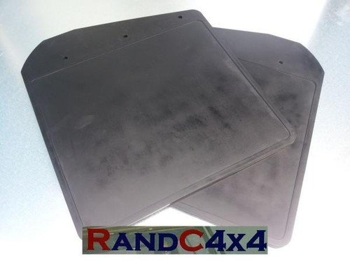 RTC4685 Land Rover Defender Front Mud Flaps PAIR 90 110 130 200 300 V8 TD5 PUMA - Picture 1 of 1