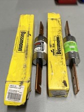 Lot Of 2 Cooper Bussmann FRS-R-200 Fusetron Blade Fuse Rk5 200a Amp 600v-ac