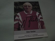 Autogrammkarte HSV Uwe Seeler