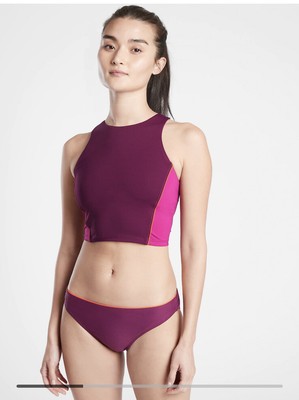 athleta colorblock swimsuit