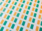 Packung 64 Klein Mini 20x12mm Irisch Irland Eire Flagge Sticker, Klebeetiketten
