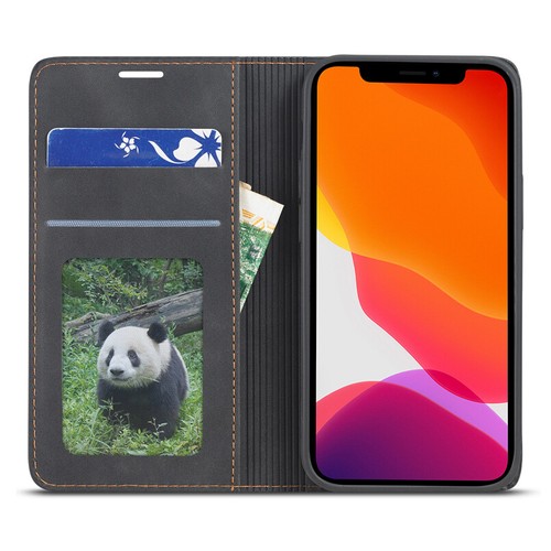 Slim Leather Wallet Case Card Flip Cover for iPhone 16e/15/14/13/12/11 XR SE 8 - Picture 13 of 21