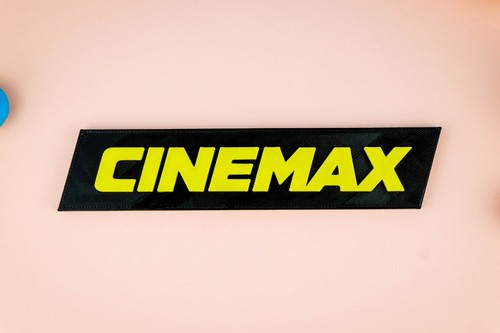Cinemax 3D Printed Logo Sign Home Cinema Theater Decor Dolby Atmos THX DTSX - Picture 3 of 5