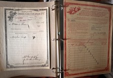 1942 Mass. Paper US Internal Revenue Order Forms For Opium 1918 PA  