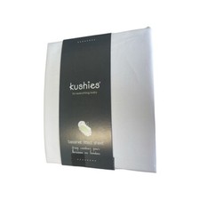 Kushies Bassinet Sheet Cotton Percale - White