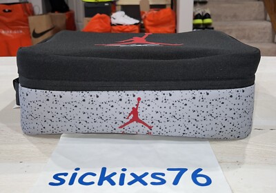 Nike Jordan The Shoe Box Bag 'Retro 4 OG Bred' Size Large [9B0388