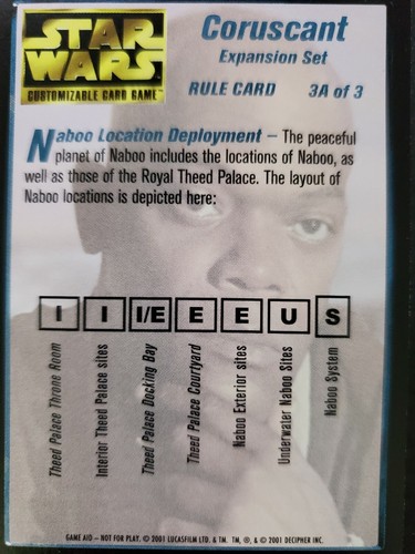 Decipher Star Wars CCG Coruscant 2nd TIER SINGLES *Wählen Sie Ihre Karte* NrMint-Mint - Bild 69 von 81