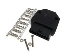 16-Pin OBD 2 OBDII Female Connector Socket Adapter w/ Pins