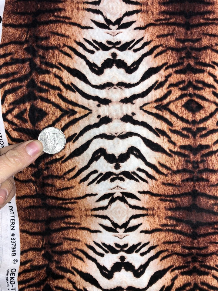 Telas Windham Tiger Expedition Patrón Tela de Algodón Vendida por Yarda Foto 2 de 4