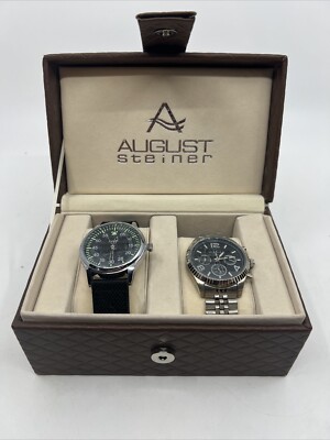 Lot of 2 - August Steiner AS8125/AS8096 Watches