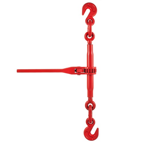 5 Pack Ratchet Load Binder w/ 2 Grab Hooks for 3/8 -1/2 Grade 70 Transport Chain - Picture 8 of 13