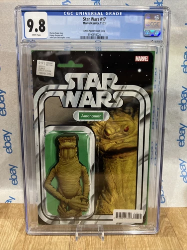 Star Wars #17 (2021) Cgc 9.8 Marvel High Grade Action Figure Variant Amanaman