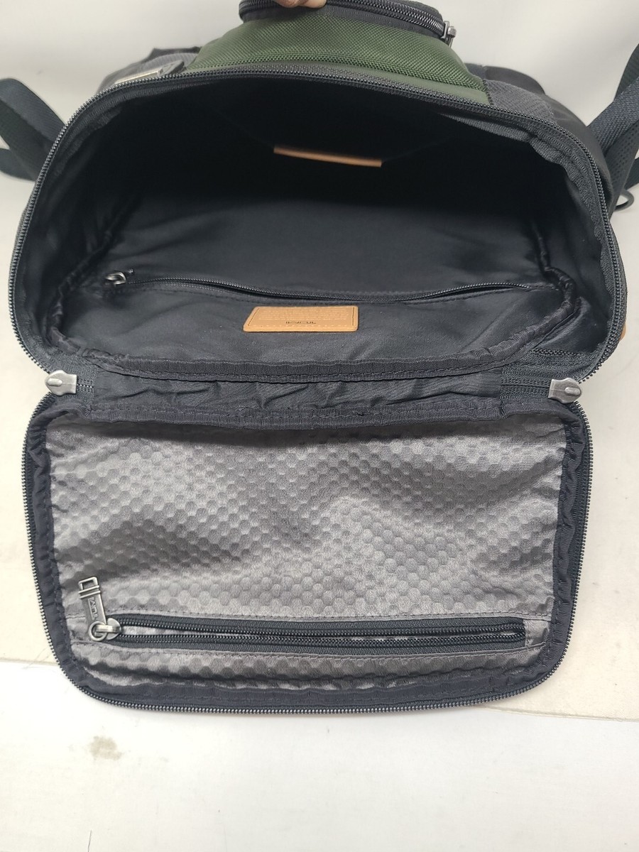 TUMI 125800 Thornhill Black/Green W Gunmetal Hardware Multi