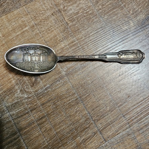 SAN DIEGO, CALIFORNIA STERLING SOUVENIR SPOON OLD MISSION U.S. GRANT HOTEL - Picture 2 of 10