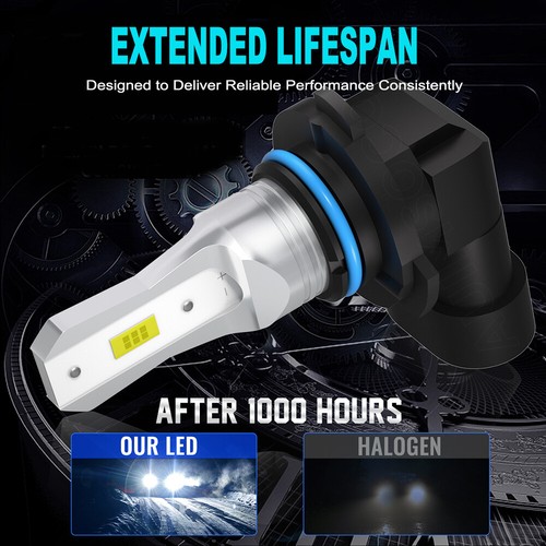 For Ram 1500 2500 3500 2013-2018 Combo LED Headlight Fog Light Bulbs Xenon White - Picture 14 of 16