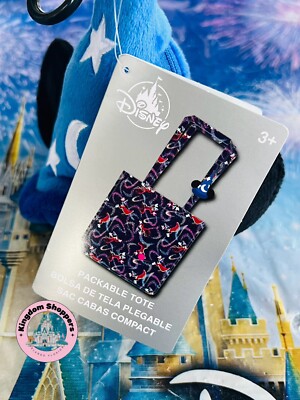 2025 Disney Parks Sorcerer Mickey Mouse Hat Bag Charm Keychain