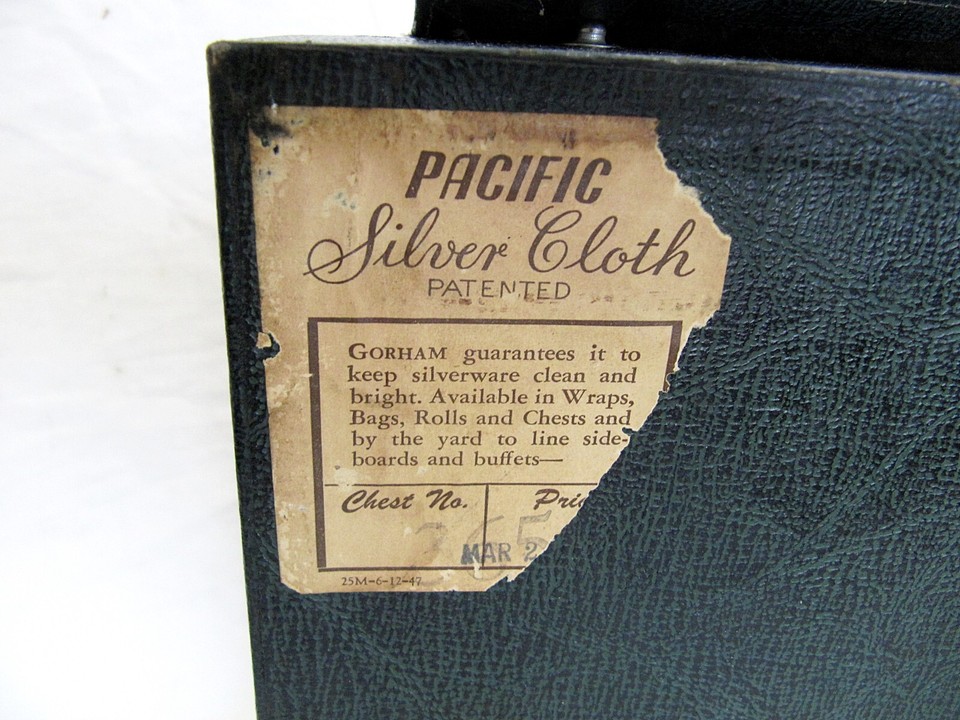 Vintage Gorham Pacific Silver Cloth Silverware Flatware Tarnish
