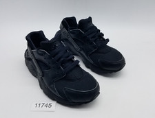 Nike Air Huarache Run GS Boy's Size 5Y Running Shoes Triple Black