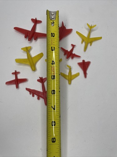 10 Vintage Miniature Airplanes Plastic 1960s MPC MINI USAF, RAF, France, Germany - Picture 11 of 21