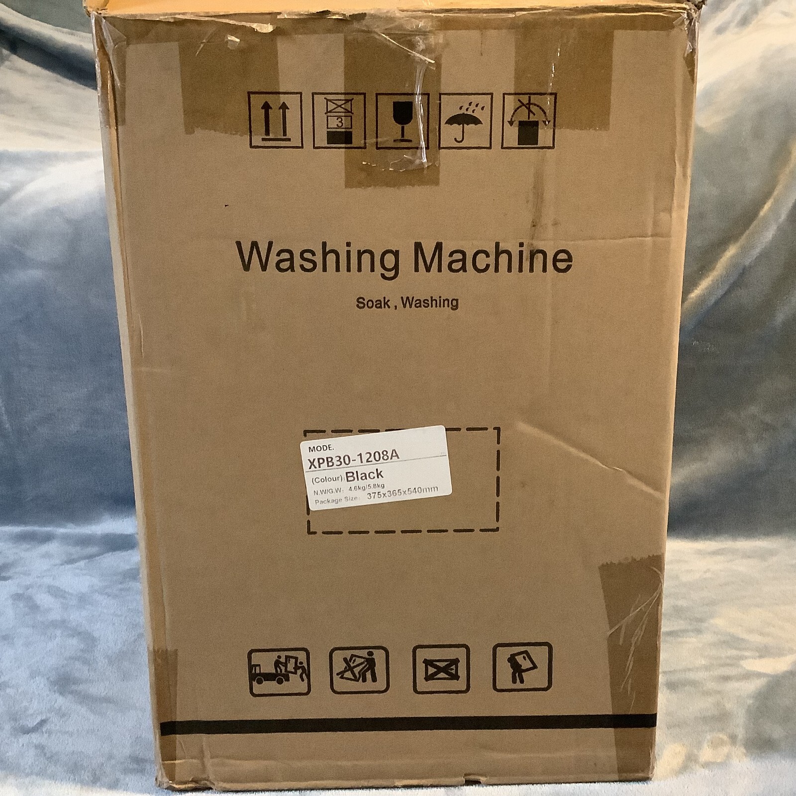 Ablaze Portable Washing Machine Mini Washer New with Open Box XPB301208A Black eBay