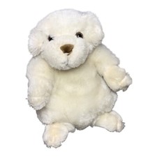 Melissa  Doug Tan Lifelike Loveable Basket Puppies Dog Replacement Lovey 8"