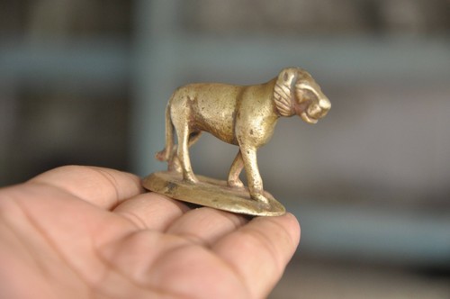 5 Pc Vintage Brass Handcrafted Different Animals Engraved Figurine - 第 5/9 張圖片