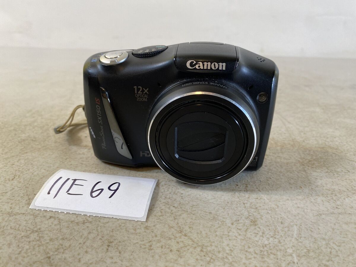 Canon PC1677 PowerShot SX150 IS Vintage Digital Camera Canon PC1677 PowerShot SX150 IS Vintage Digital Camera