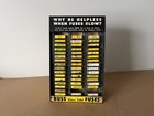 Vintage Buss Fuses Countertop Store Display Tin Lithograph Litho