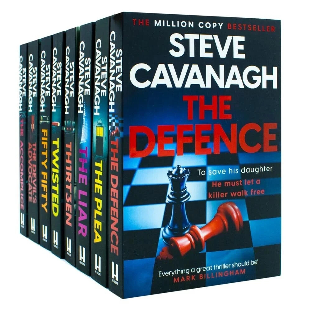 Eddie Flynn Series 8 Books Collection Set By Steve Cavanagh, Paperback NEW - Image 5